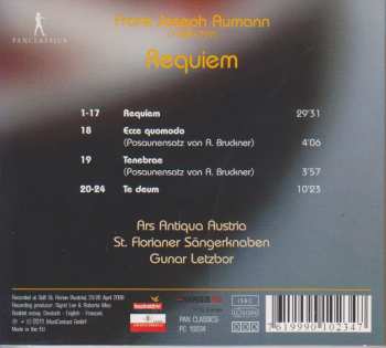 CD Ars Antiqua Austria: Requiem