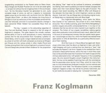 CD Franz Koglmann: L'Heure Bleue