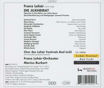 2CD Franz Lehár: Die Juxheirat