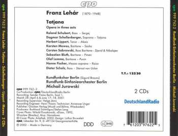 2CD Rundfunkchor Berlin: Tatjana
