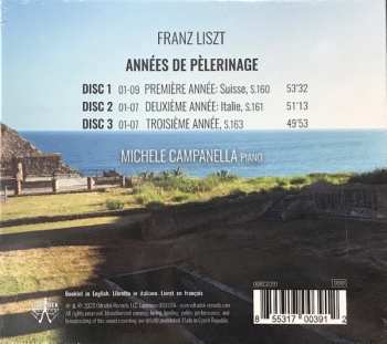 3CD/Doos Franz Liszt: Années de Pèlerinage