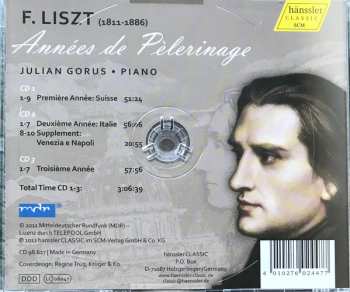 3CD Franz Liszt: Années De Pèlerinage