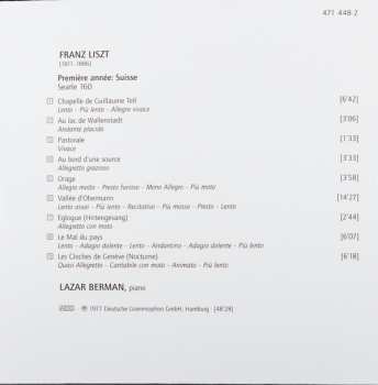 3CD/Doos Franz Liszt: Années De Pèlerinage - Complete Recording