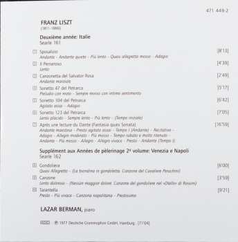 3CD/Doos Franz Liszt: Années De Pèlerinage - Complete Recording