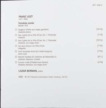 3CD/Doos Franz Liszt: Années De Pèlerinage - Complete Recording