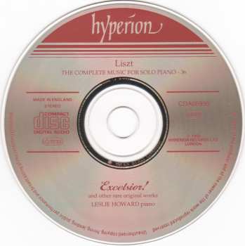CD Franz Liszt: Excelsior! – And Other Rare – Original Works