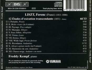 CD Franz Liszt: Études D´Exécution Transcendante