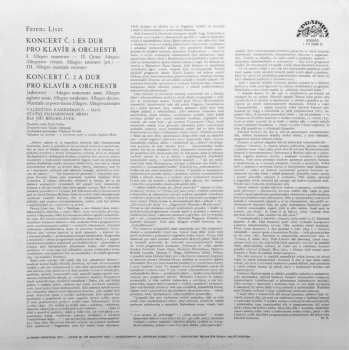 LP Franz Liszt: Klavírní Koncerty Č1 Es Dur Č2 A Dur