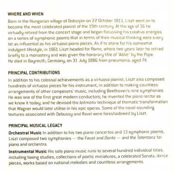 CD Franz Liszt: Liebestraum And Other Piano Works