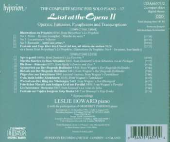 2CD Franz Liszt: Liszt At The Opera II