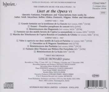 2CD Franz Liszt: Liszt At The Opera VI