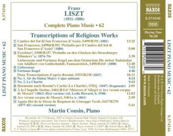 CD Franz Liszt: Liszt Piano Music • 62