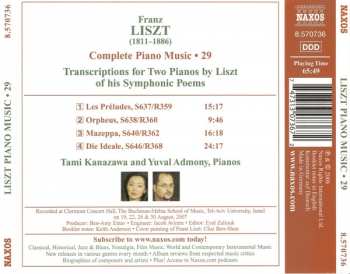 CD Franz Liszt: Music For Two Pianos: Les Préludes • Orpheus • Mazeppa • Die Ideale