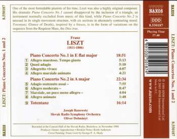 CD Franz Liszt: Piano Concertos Nos. 1 and 2 / Totentanz