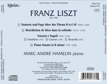 CD Franz Liszt: Piano Sonata, Bénédiction, Venezia e Napoli