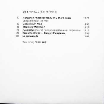 9CD/Doos Franz Liszt: Piano Works = Œuvres Pour Piano = Klavierwerke