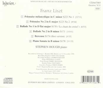 CD Franz Liszt: Sonata, Ballades And Polonaises