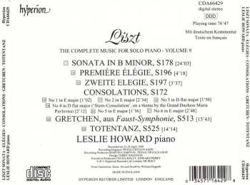 CD Franz Liszt: Sonatas; Elégies; Consolations; Gretchen/Totentanz