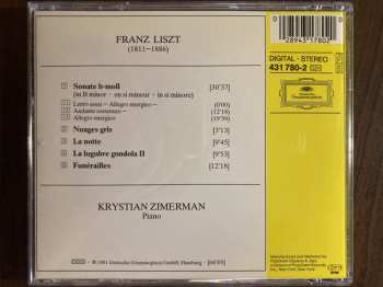 CD Franz Liszt: Sonate H-moll = In B Minor • Nuages Gris • La Notte • La Lugubre Gondola II • Funérailles