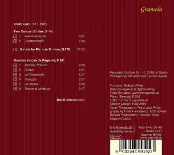 CD Franz Liszt: Sonate H-Moll - Paganini-Etüden - Zwei Konzertetüden