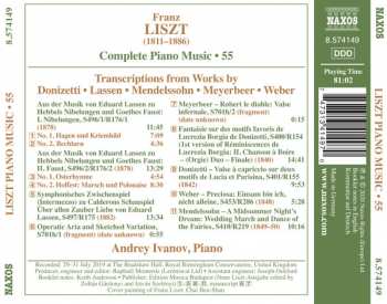 CD Franz Liszt: Transcriptions
