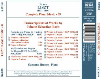 CD Franz Liszt: Transcriptions Of J. S. Bach