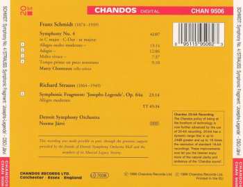 CD Richard Strauss: Symphony No. 4 / Symphonic Fragment: 'Josephs-Legende'