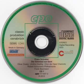 2CD Robert-Schumann-Philharmonie: Der Schmied Von Gent