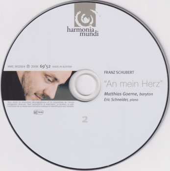 2CD Franz Schubert: An Mein Herz 