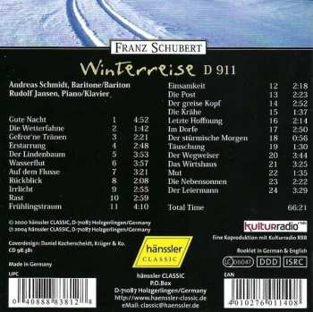 CD Franz Schubert: Winterreise