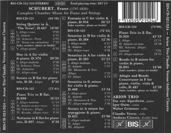 4CD Franz Schubert: The Complete Chamber Music For Piano And Strings