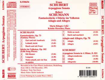 CD Robert Schumann: Arpeggione Sonata, D.821 / Fantasiestücke - Stücke Im Volkston - Adagio And Allegro