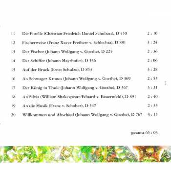 CD Franz Schubert: Lieder Und Balladen