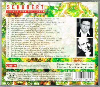 CD Franz Schubert: Lieder Und Balladen