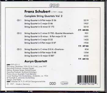 6CD/Doos Franz Schubert: Complete String Quartets 