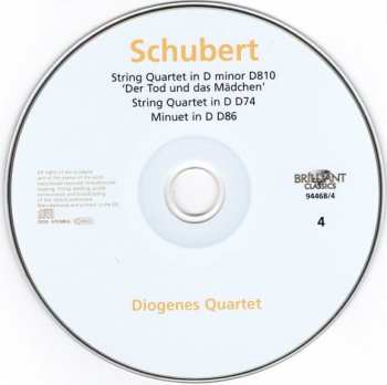 7CD/Doos Franz Schubert: Complete String Quartets