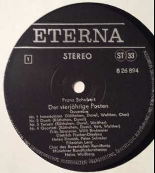 LP Franz Schubert: Der Vierjährige Posten
