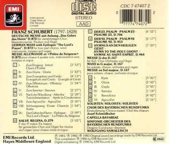 CD Franz Schubert: Deutsche Messe, D.872 (German Mass)