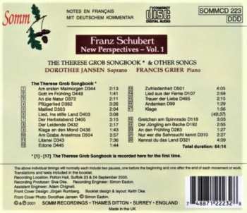 CD Franz Schubert: New Perspectives Vol.1 - The Therese Grob Songbook