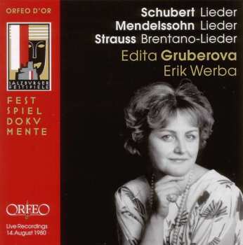 CD Edita Gruberova: Schubert. Mendelssohn. Strauss/Gruberova 