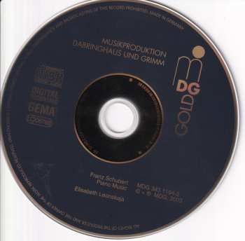 CD Franz Schubert: Piano Music - Sonata A Major D 664 - 3 Piano Pieces D 946 - Scherzi D 593