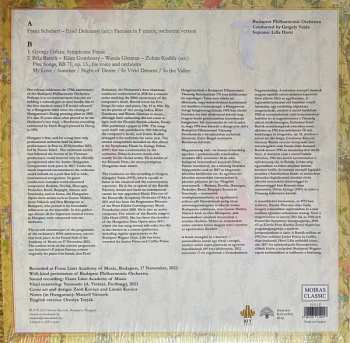 LP Franz Schubert: Fantasia In F Minor, Orchestral Version - Symphonic Finale - Five Songs, BB 71, Op. 15, For Voice And Orchestra  LTD
