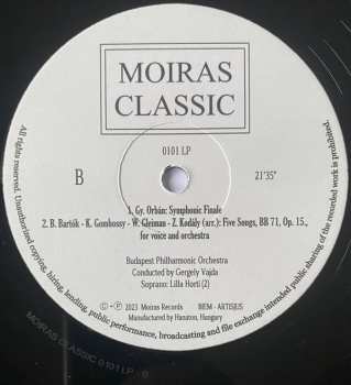 LP Franz Schubert: Fantasia In F Minor, Orchestral Version - Symphonic Finale - Five Songs, BB 71, Op. 15, For Voice And Orchestra  LTD