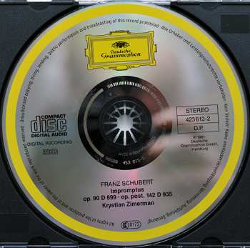 CD Franz Schubert: Impromptus D 899 & D 935