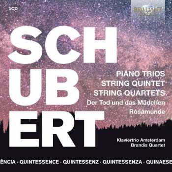 5CD/Doos Franz Schubert: Piano Trios, String Quintet, String Quartets