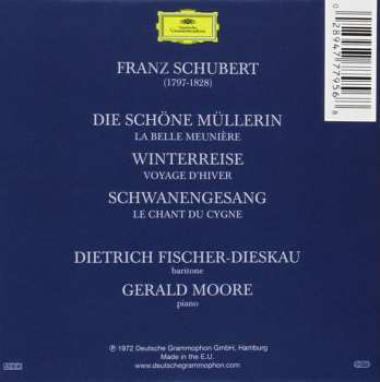 3CD/Doos Franz Schubert: The Song Cycles: Die Schöne Müllerin • Winterreise • Schwanengesang