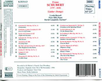 CD Franz Schubert: Schubert Lieder (Songs)