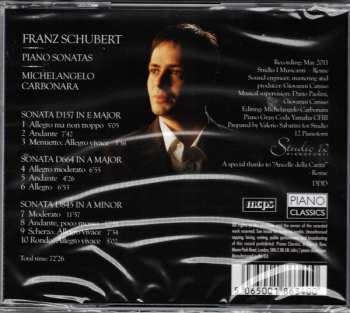CD Franz Schubert: Piano Sonatas (E Major D157 A Major D664 A Minor D845)