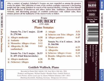 CD Franz Schubert: Piano Sonatas Nos. 2, 3 And 6