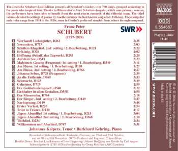 CD Franz Schubert: Schubert: Goethe Lieder 3